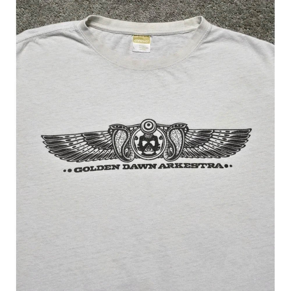 Golden Dawn Arkestra Band T-Shirt Avant-garde‎ Funkadelic Sun Ra Y2K Hemp Blend